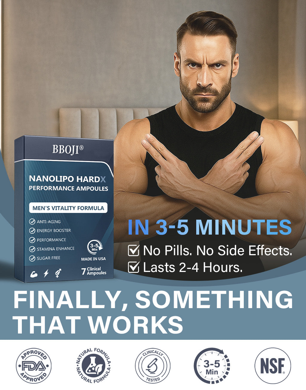 BBOJI® NanoLipo HardX Performance Ampoules