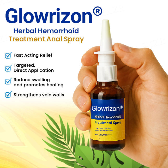 💥 Say Goodbye to Pain! | Glowrizon® Hemorrhoid Spray | 🔥Save 50% Today!