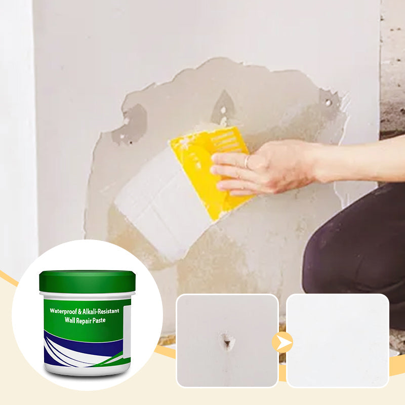 Waterproof and Alkaline-Resistant Wall Repair Paste