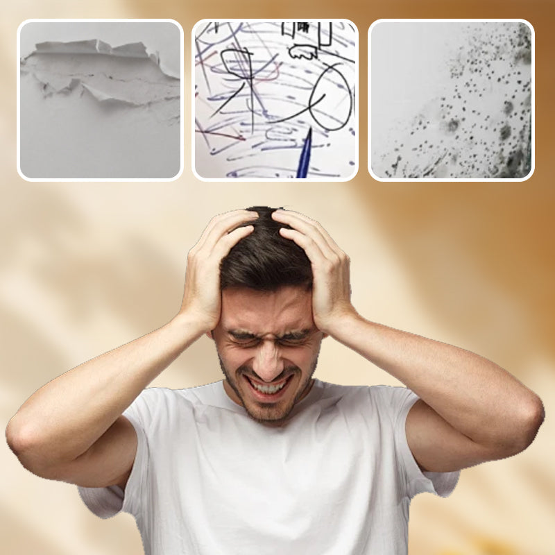 Waterproof and Alkaline-Resistant Wall Repair Paste