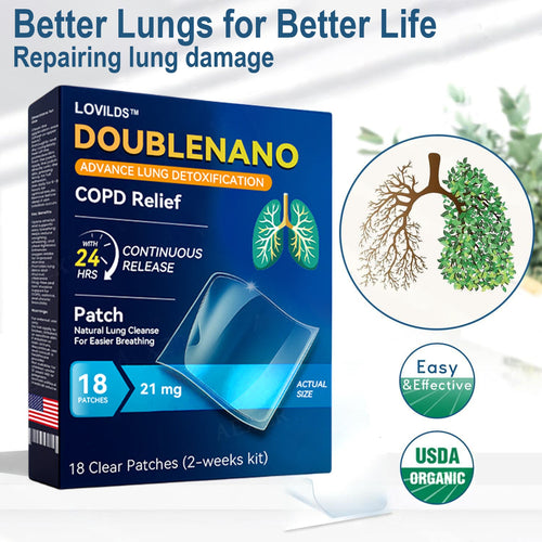🫁✅FDA Approved LOVILDS™ DoubleNano COPD Relief Patch (💝 Cough, wheezing, shortness of breath, sputum, stuffy nose, bronchitis, bronchitis, allergy symptoms, lung discomfort🫁)